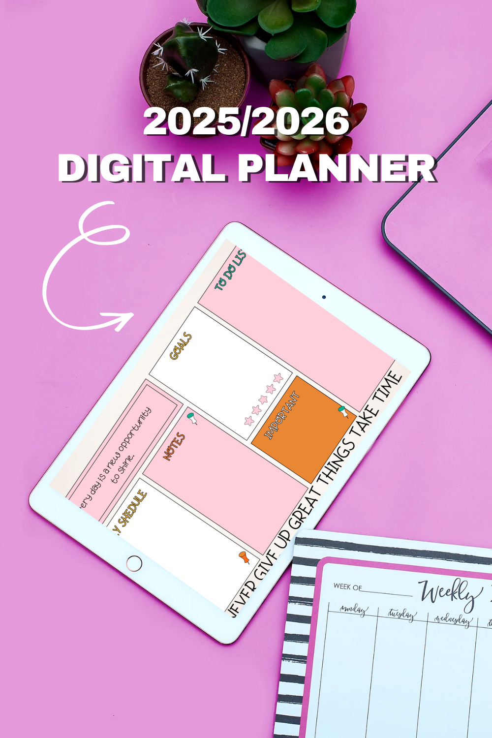 . 2025/2026 Midyear Planner, Academic Year Planner, Weekly Planner, Monthly Calendar, Yearly Planner,